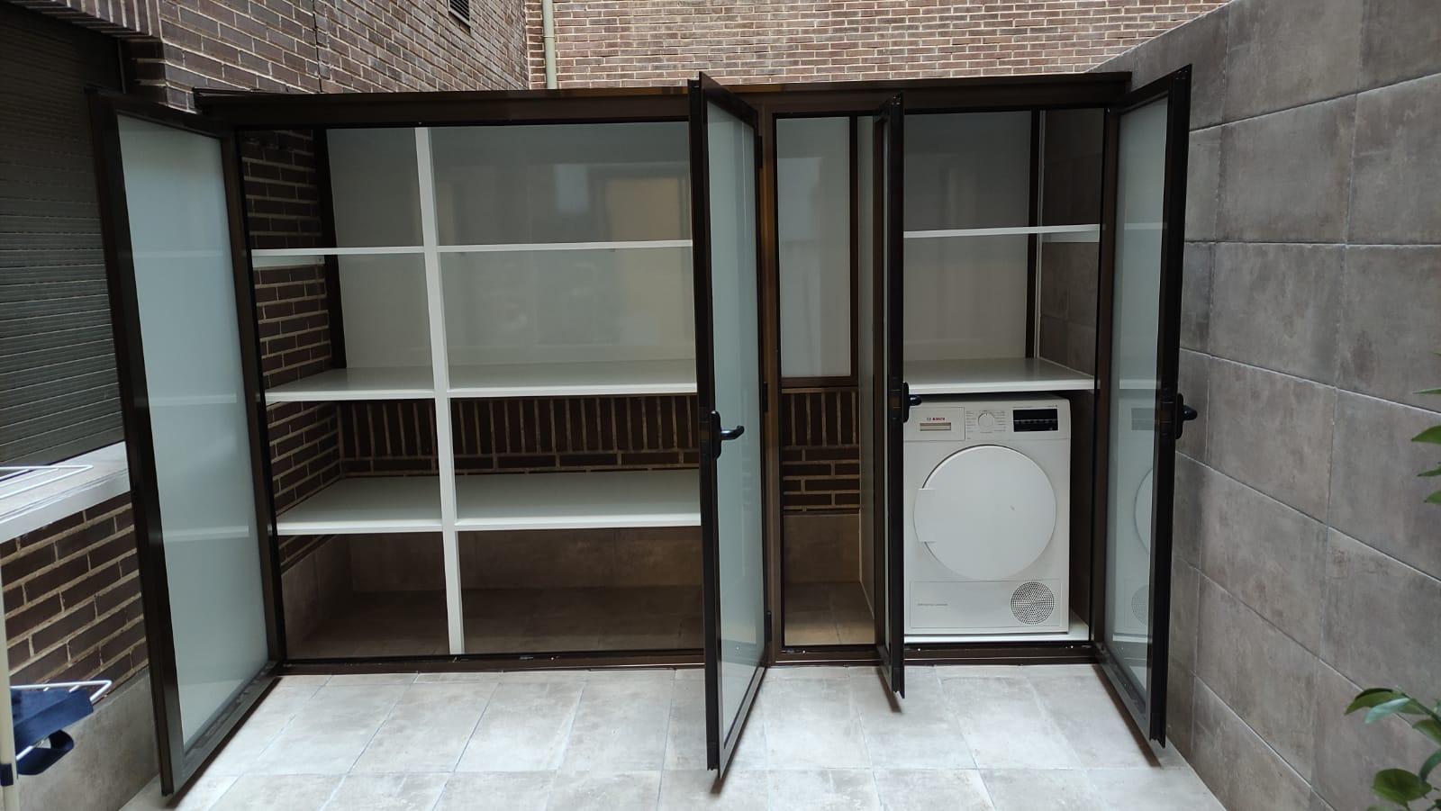 Soluciones para armarios de exterior de aluminio o PVC en Madrid